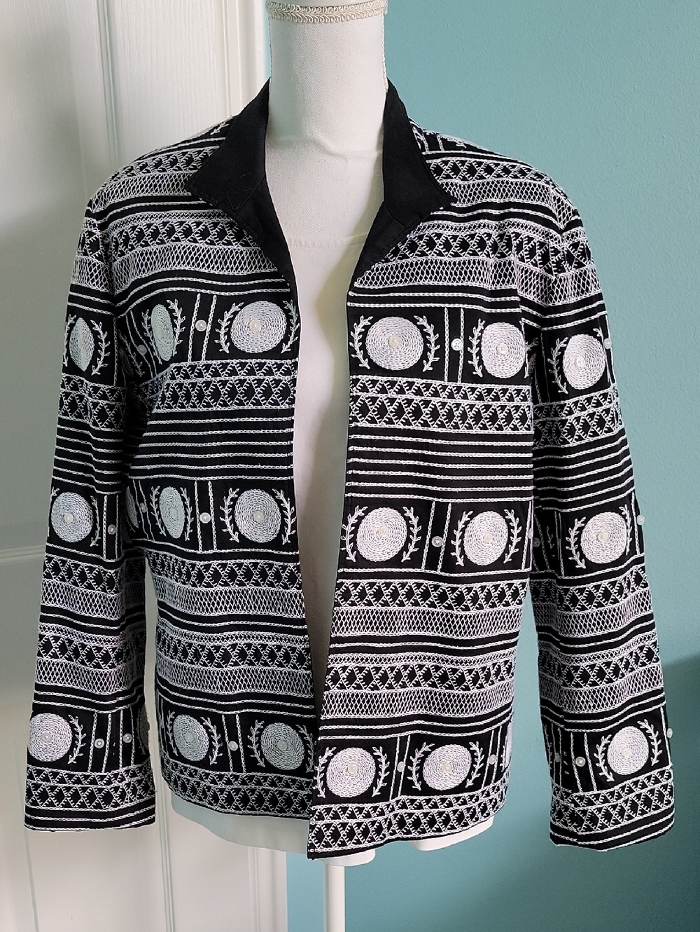 Bold Embroidered Jacket